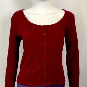 Burgundy sweater